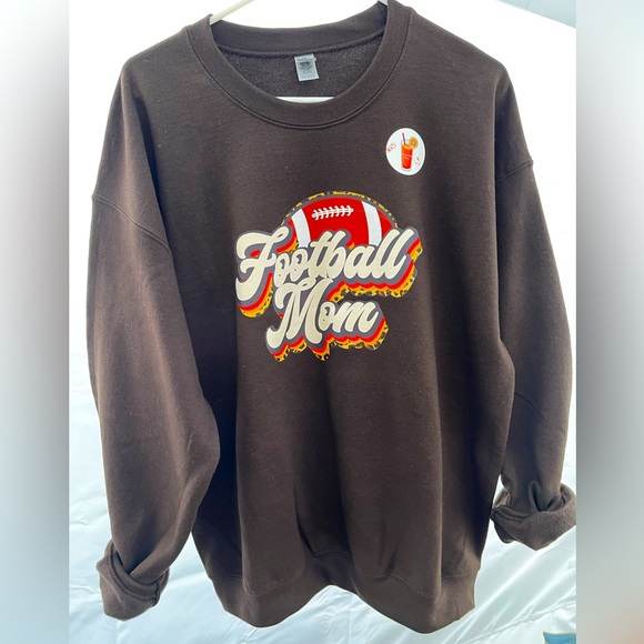 Football Mom Woman’s Sweatshirt | Fall Sweatshirt 🏈 - Picture 1 of 3